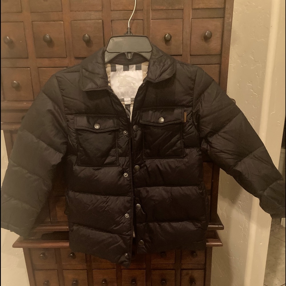 Burberry boys puff jacket